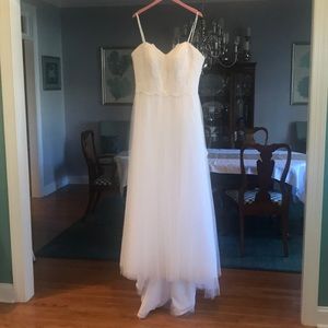 Stella York Wedding Dress - size 16 - white -NWT